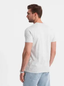 Trendy tričko pre mužov šedé