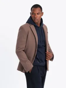Trendy sako pre pánov svetlo hnedé