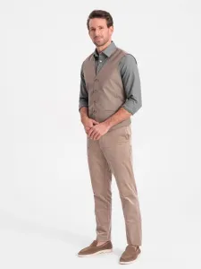 Elegantná vesta béžová - pre mužov