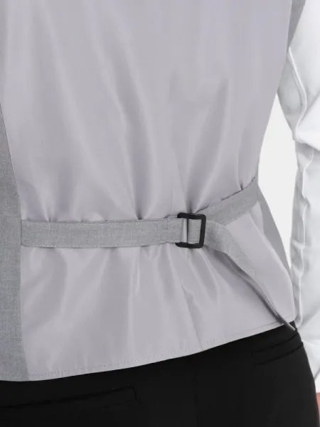 Elegantná vesta šedá - pre mužov