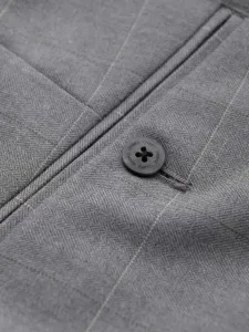 Elegantné pánske chinos nohavice šedé