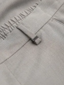 Trendy pánske chinos nohavice svetlo šedé