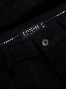 Elegantné pánske chinos nohavice čierne