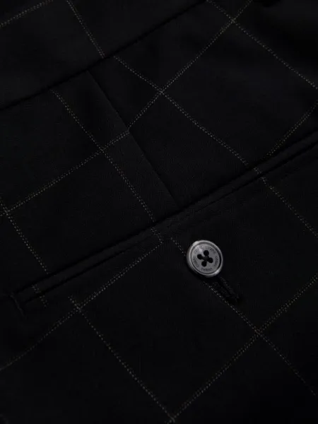 Elegantné pánske chinos nohavice čierne