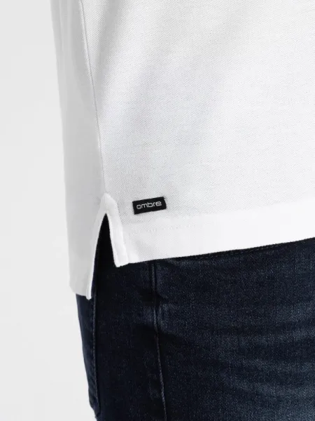 Trendy pánska polokošeľa - biela