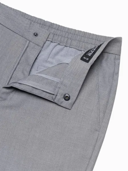 Trendy pánske chinos nohavice šedé