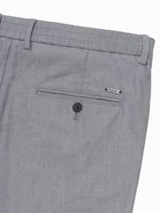 Trendy pánske chinos nohavice šedé