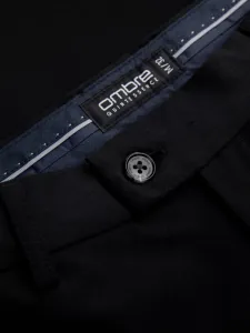 Elegantné pánske chinos nohavice čierne