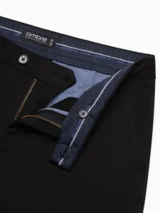 Elegantné pánske chinos nohavice čierne