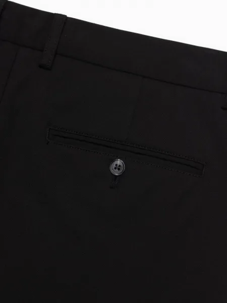 Elegantné pánske chinos nohavice čierne
