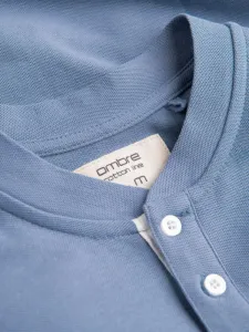 Trendy pánska polokošeľa - modrá