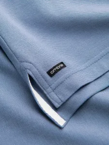 Trendy pánska polokošeľa - modrá