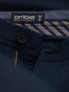 Elegantné pánske chinos nohavice granátové