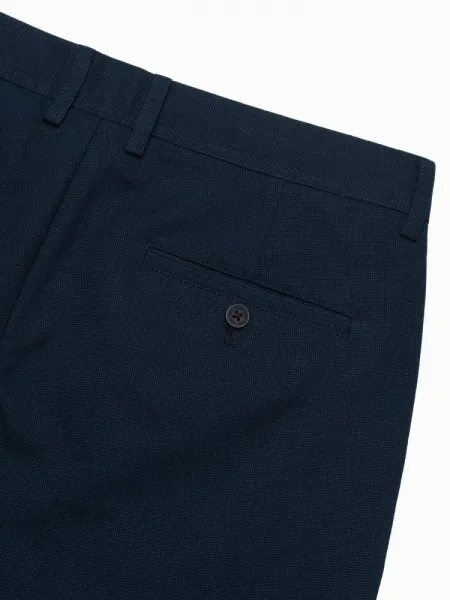 Elegantné pánske chinos nohavice granátové