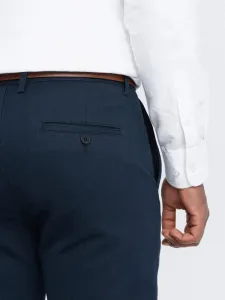 Elegantné pánske chinos nohavice granátové