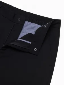 Trendy pánske chinos nohavice čierne