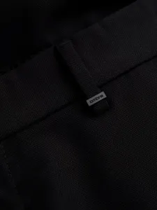Trendy pánske chinos nohavice čierne