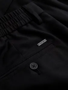Trendy pánske chinos nohavice čierne