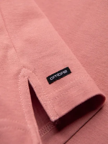 Trendy pánska polokošeľa - ružová
