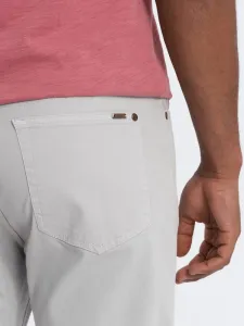 Trendy pánske nohavice nohavice šedé