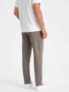 Trendy pánske nohavice nohavice béžové