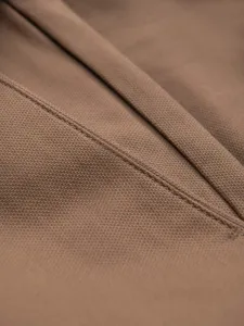 Jedinečné pánske slim fit chinos nohavice svetlo hnedé