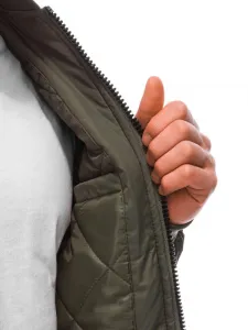 Prechodná bunda olivová-muži