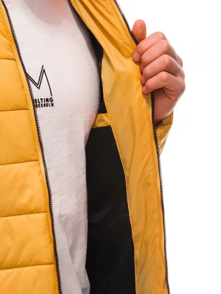 Prechodná bunda horčicová-muži