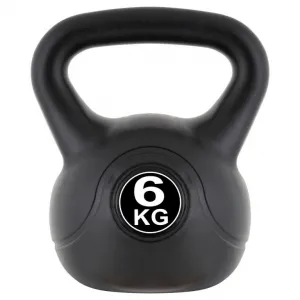 MAXXIVA 85000 Kettlebell činka, čierna, 6 kg