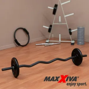 MAXXIVA 86692 zakrivená tyč na nakladanie, pružina, čierna, 120 cm