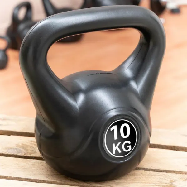 MAXXIVA 85914 Kettlebell činka, čierna, 10 kg