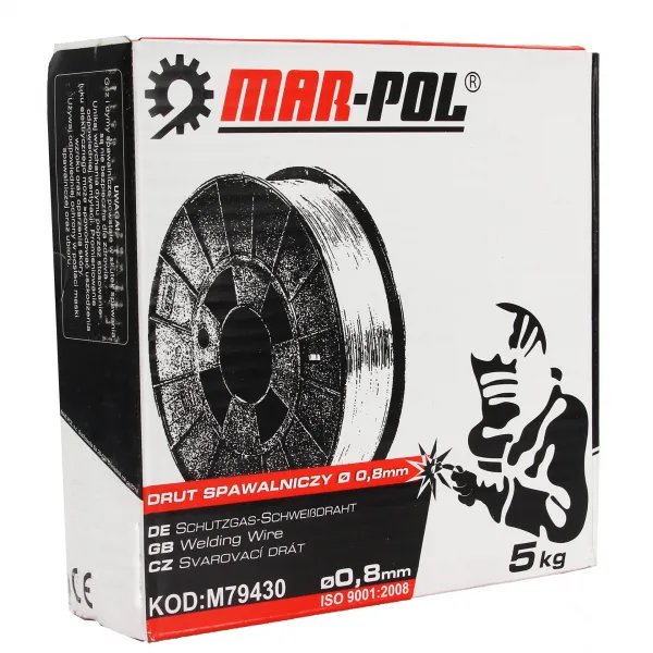 MARPOL Zvárací drôt na zváranie 0,8mm 5kg