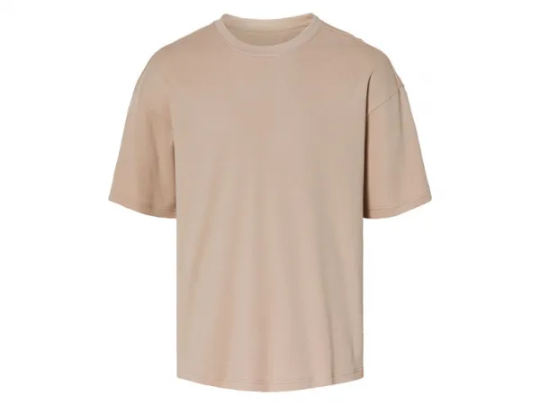 Livergy® Pánske tričko oversize (M (48/50), béžová)