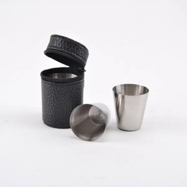Kinekus Pohárik 50ml štamprlík 4ks nerezový v obale