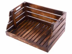 Divero 60457 Sada stohovateľných debničiek Divero vintage - 2 kusy