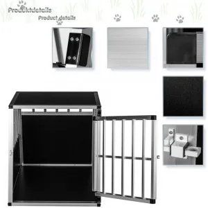 PETSTUFF Hliníková prepravná klietka pre psa 65 x 91 x 69,5 cm