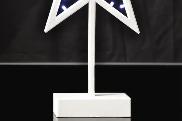 Nexos 33203 Vianočná dekorácia - hviezda - 38 cm, 20 LED