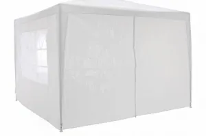 Garthen 40611 Záhradný párty stan klasický 3x3 + bočné steny - biela