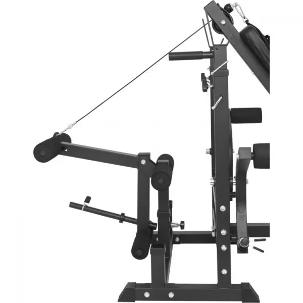 Gorilla Sports Posilňovacia stanica so závažím 105 kg, čierna
