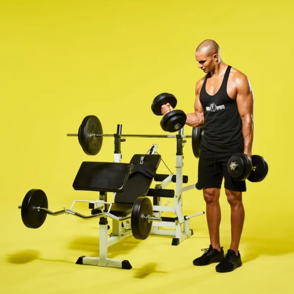 Gorilla Sports Posilňovacia stanica 180 x 125 x 90 cm, 100 kg