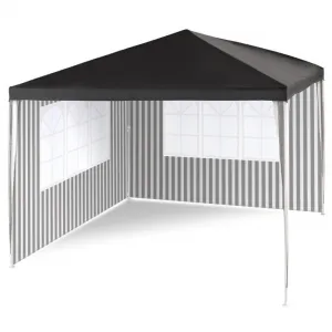 Garthen 71372 Záhradný párty stan - antracit, 3 x 3 m + 2 bočnice