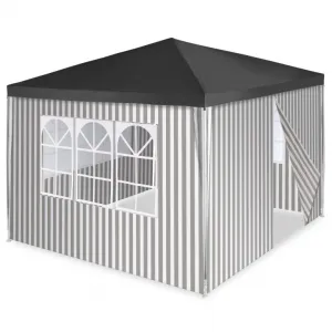 Garthen 71374 Záhradný stan + 4 bočnice - 3 x 3 m, antracit