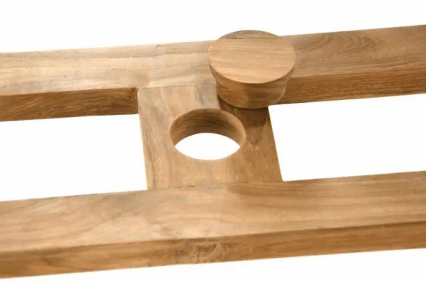 Garthen 1093 Rozšíriteľný záhradný stôl z tíkového dreva, 170 - 230 cm