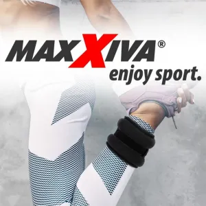 MAXXIVA 85018 Záťažové manžety 2 x 0,5 kg, čierne