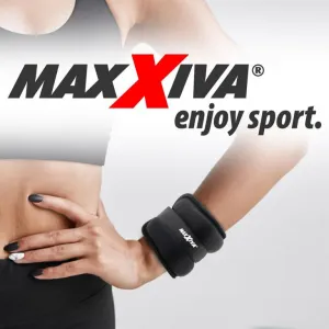 MAXXIVA 85018 Záťažové manžety 2 x 0,5 kg, čierne