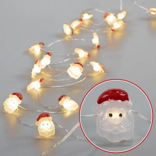 Nexos 86374 Vianočná svetelná dekorácia, 20 LED, teplá biela, 3 ks