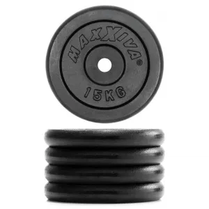 MAXXIVA 81657 Sada závažia 2 x 15 kg, liatina