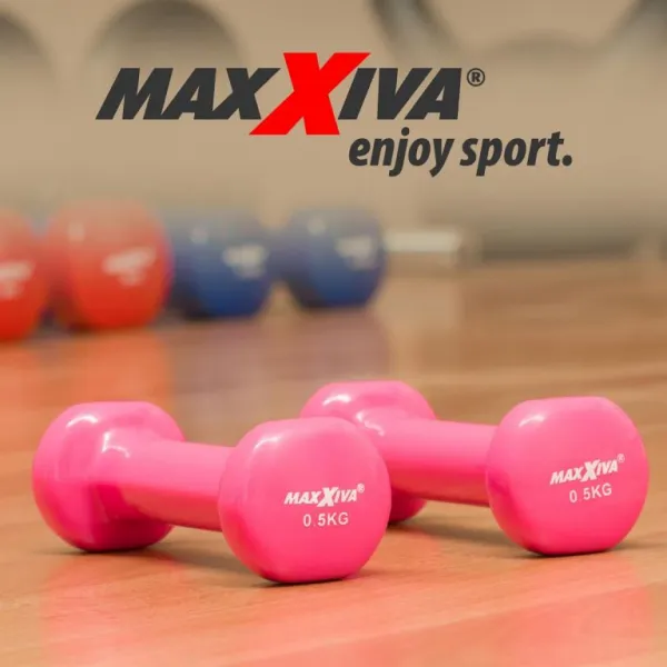 MAXXIVA 85022 sada vinylových činiek 2 x 0,5 kg, ružová