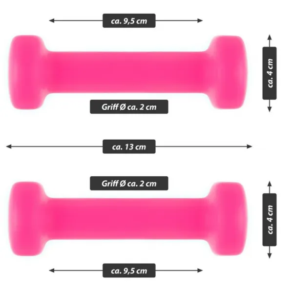 MAXXIVA 85022 sada vinylových činiek 2 x 0,5 kg, ružová
