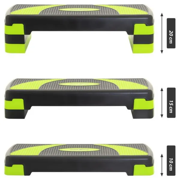 MAXXIVA 85905 Fitness stepper, 80 x 30,5 x 10 / 15 / 20 cm